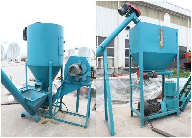 600~1000kg/hour Small Feed Pellet Mill Plant for Cattle and Poultry